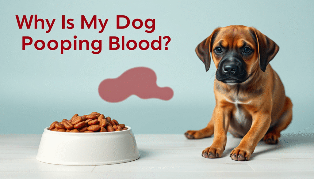 Why is my dog pooping blood