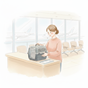 Calm and Positive before boarding